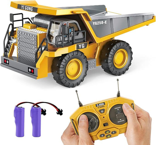 YI GONG RC Dump Truck Toy – 9 Channel Remote Control (Open Box)