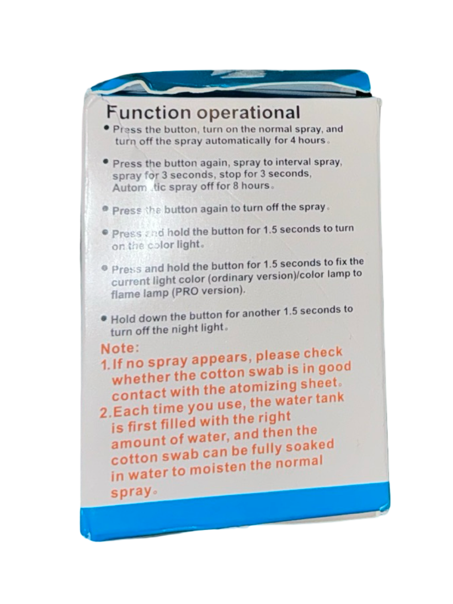 H09 Mini Humidifier – New (Open Box)