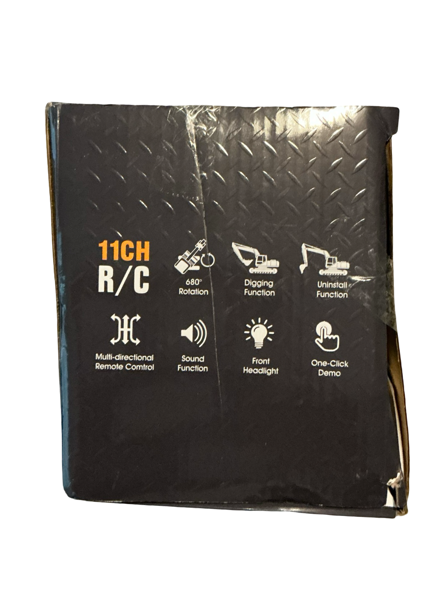 YI GONG RC Excavator Toy – 11 Channel Remote Control (Open Box)